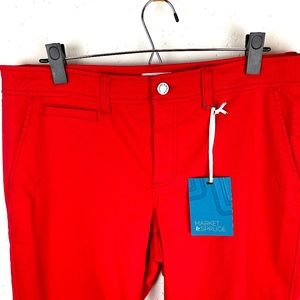 Market & Spruce Rosabel Skinny Cuffed Red Pants from Stitch Fix NWT SZ 14
